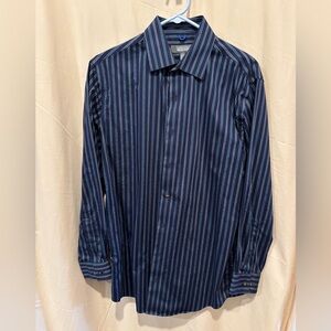 Kenneth Cole Reaction Slim Fit Striped Dress Shirt